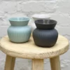 Flax Ceramics – Duck Egg Amity Vase 11 cm - Image 2
