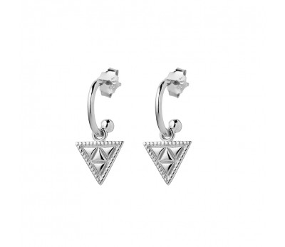 sterling-silver-half-hoop-with-triangle-charm
