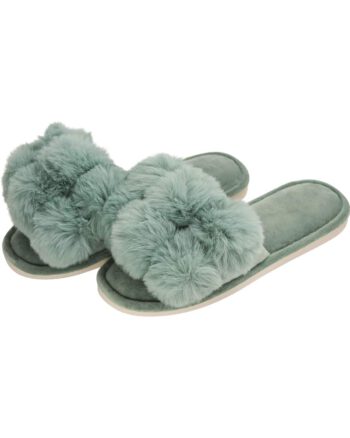 rustic-heart-annabel-trends-cosy-luxe-pom-pom-slippers-sage