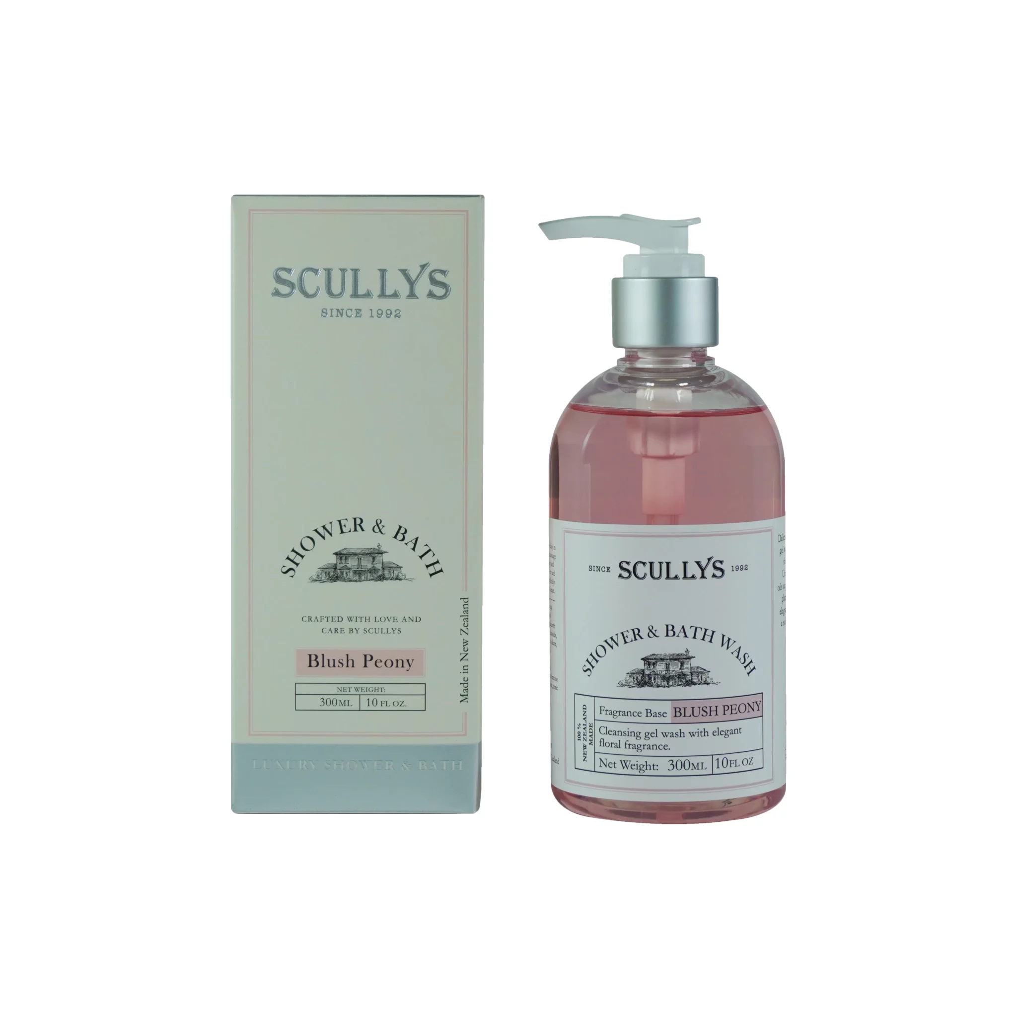 Scullys – Blush Peony Shower & Bath Wash