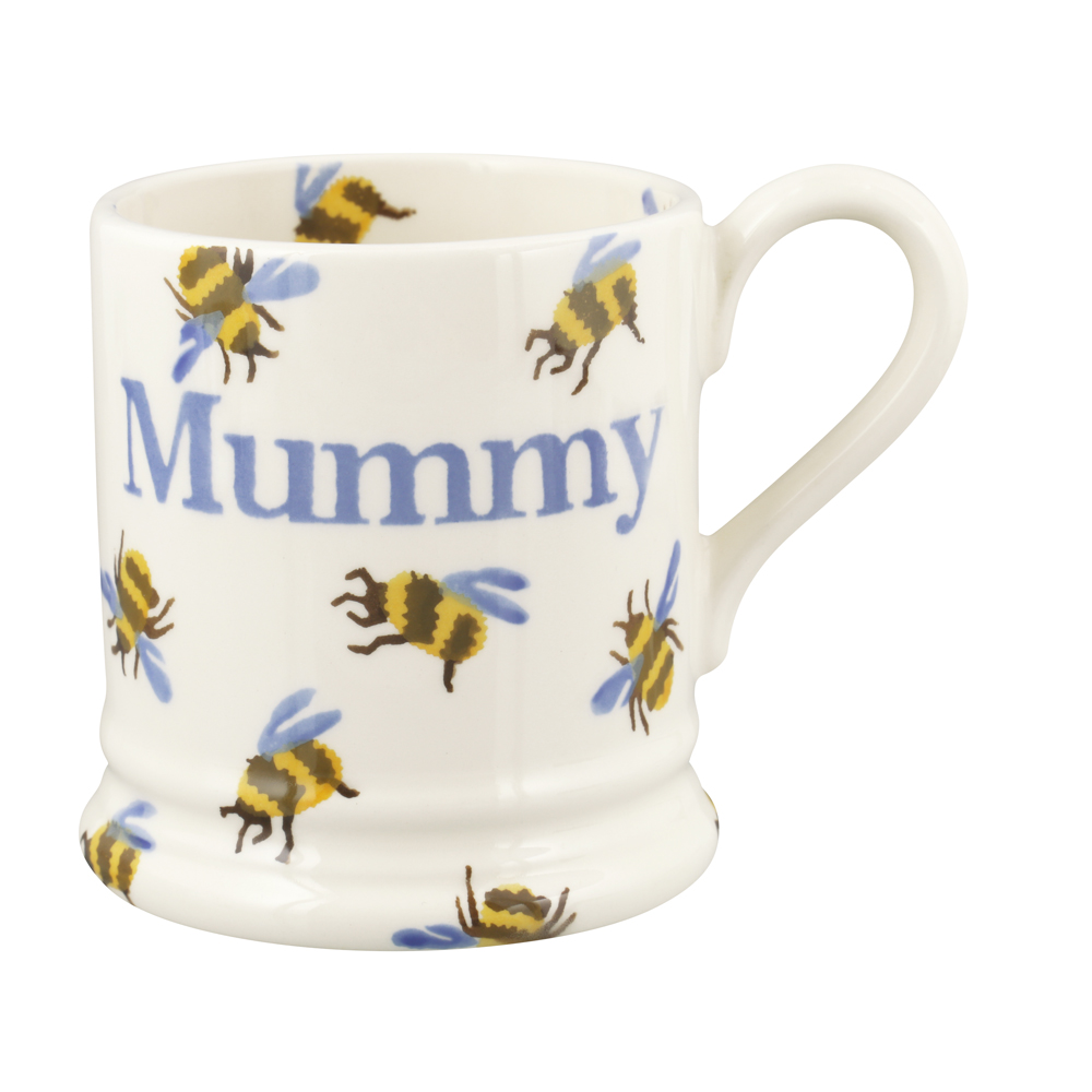 Emma Bridgewater Mummy Bumblebee Half Pint Mug Rustic Heart