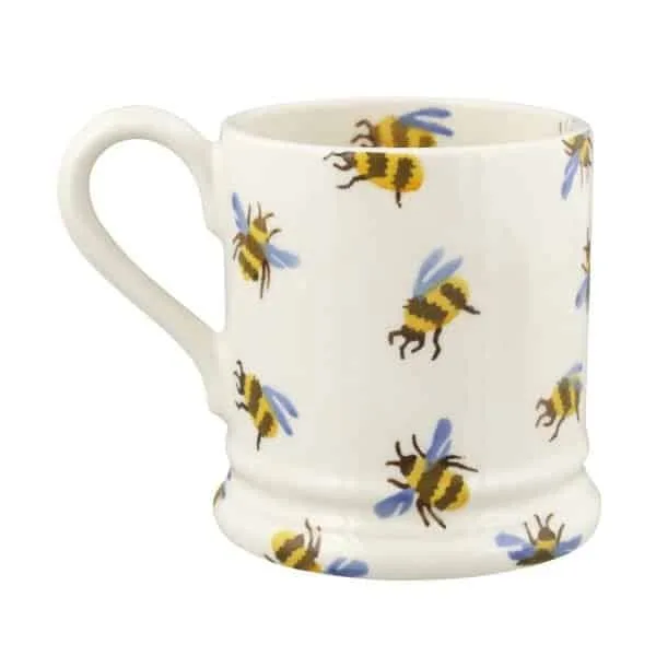 Emma Bridgewater Daddy Bumblebee Half Pint Mug Rustic Heart