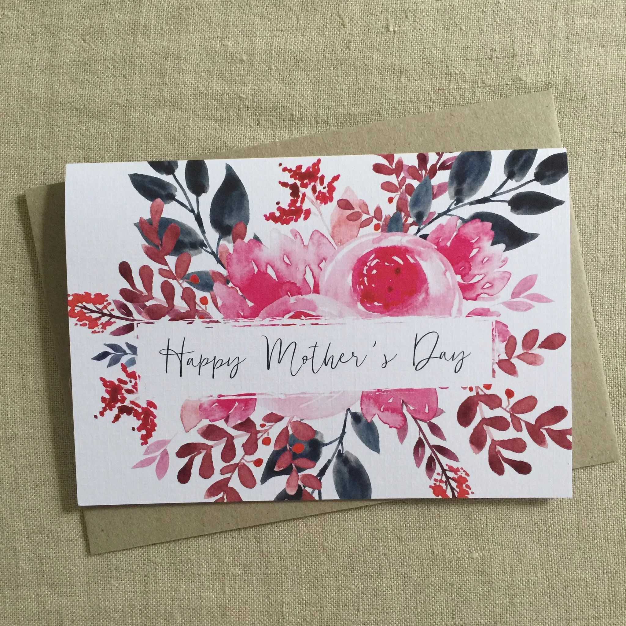 Pink Paddock – Mother’s Day Bouquet Card