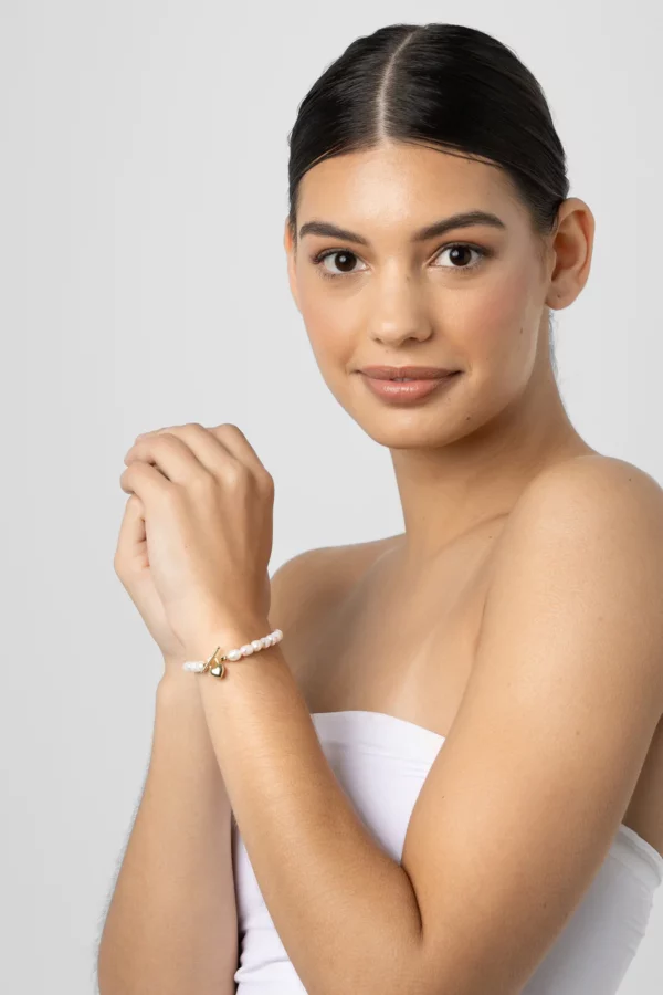 Liberte - Gold Esme Pearl Bracelet