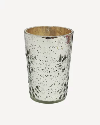 Silver Mercury Glass Votive