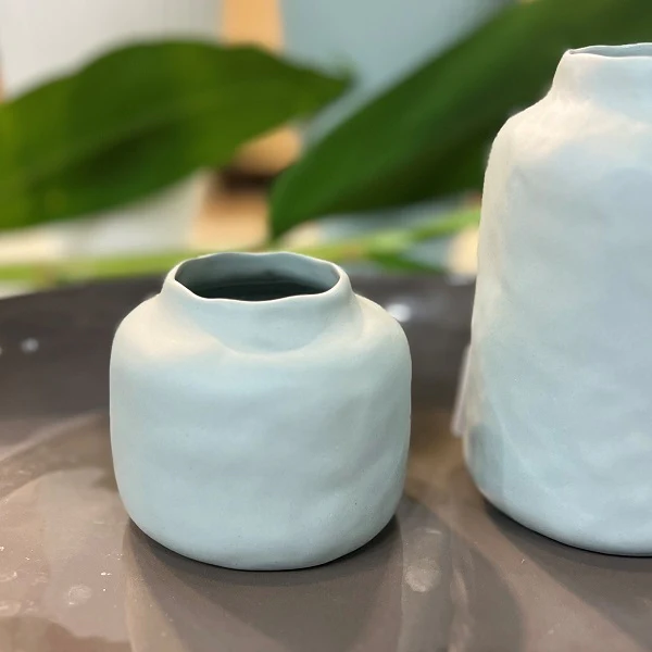 Flax Ceramics – Duck Egg Vue Pot 9 cm