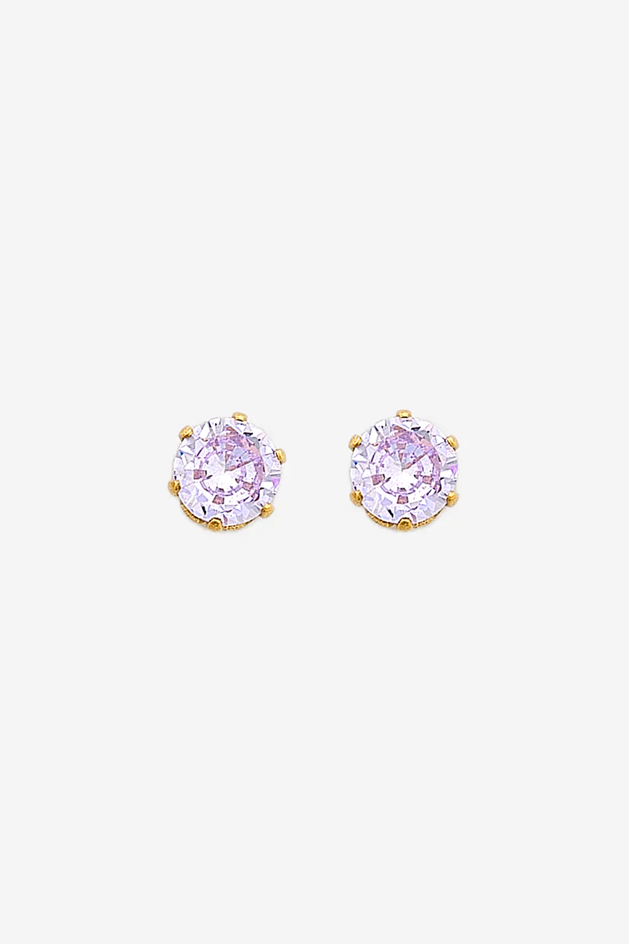 Liberte – Petite Gold Paris Lilac Earring