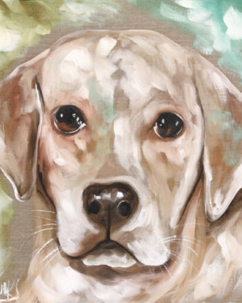 Amanda Brooks - Wise Labrador Coaster