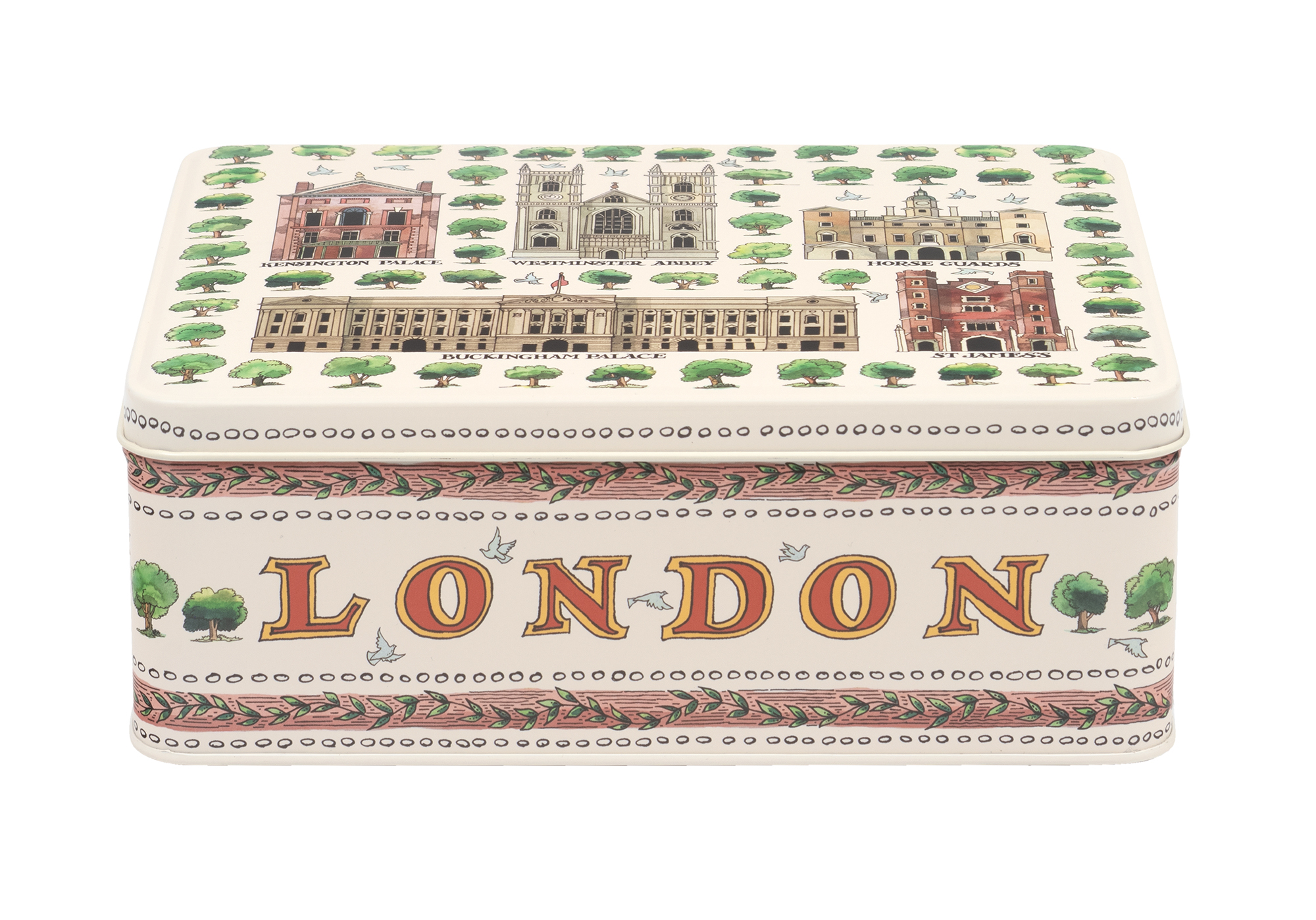 Emma Bridgewater Royal London Biscuit Tin Rustic Heart