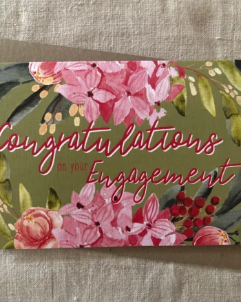Pink Paddock - Gift Card Congratulations Engagement