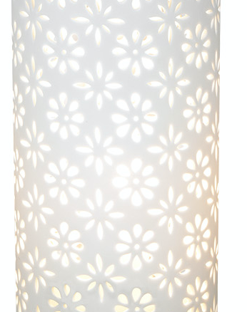 Daises Ceramic Lamp