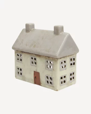 Alsace Light Grey Tea Light Cottage