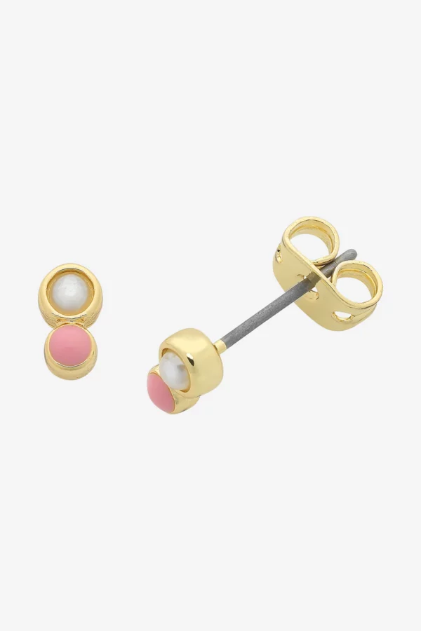 Liberte - Gold Pink Earring - Image 2