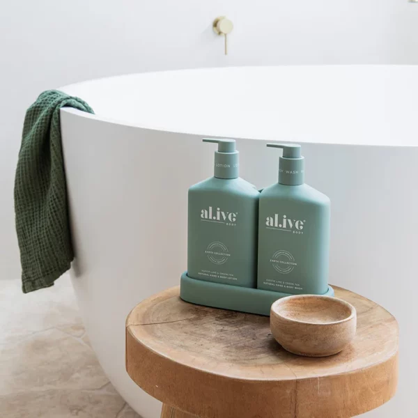 Al.ive - Kaffir Lime/Green Tea Wash & Lotion Duo - Image 2