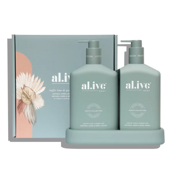 Al.ive - Kaffir Lime/Green Tea Wash & Lotion Duo