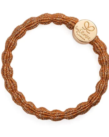 ByEloise - Metallic Amber Gold Circle Hair Tie