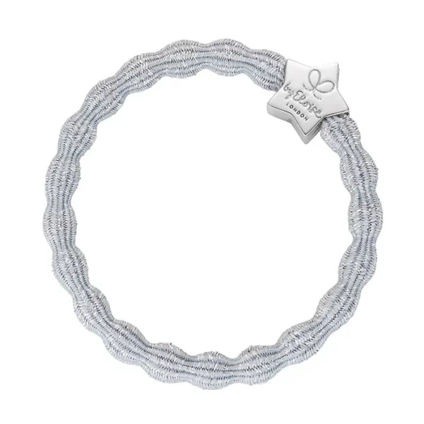 ByEloise - Metallic Silver Star Hair Tie