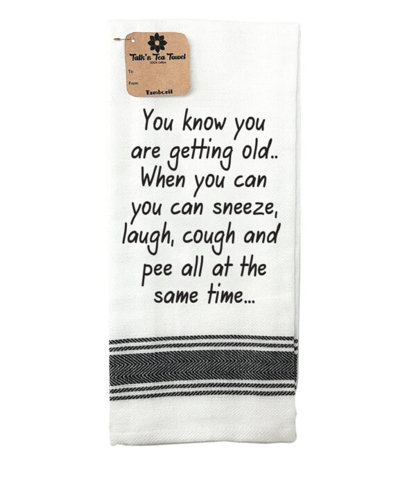 Tea Towel - Sneeze, Laugh & Cough