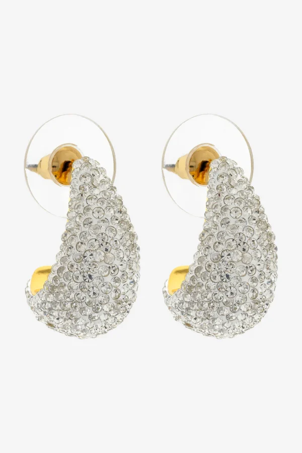 Liberte - Gold Jemma Crystal Earring - Image 2