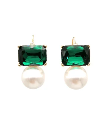 Greenwood Designs - Emerald Maggie's Earring