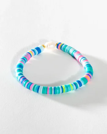 Greenwood Designs - Emmy Multi Pearl Pop Heishi Bead Bracelet