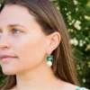 Greenwood Designs - Emerald Maggie's Earring - Image 2