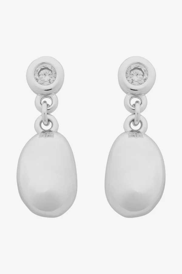 Liberte – Silver Sofia Drop Earring - Image 2