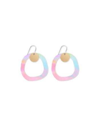 Moe Moe – Maggi McDonald Outline Circle Drop Earrings