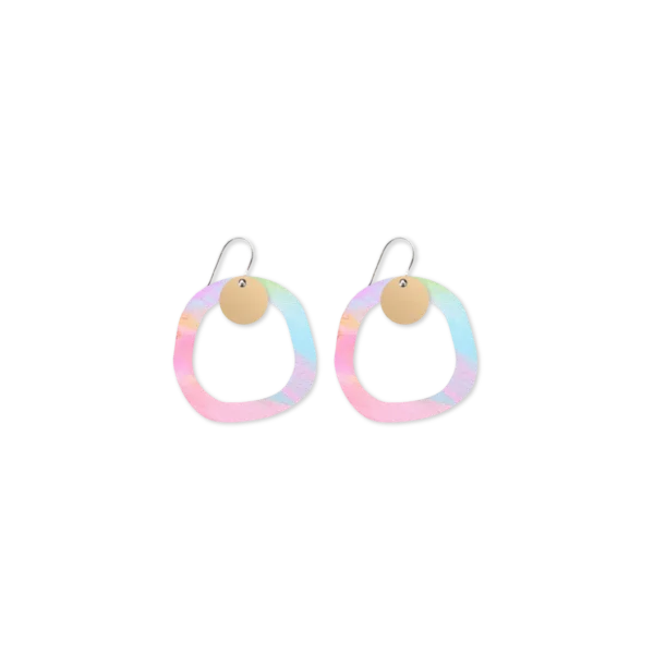 Moe Moe – Maggi McDonald Outline Circle Drop Earrings