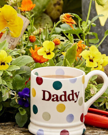 Emma Bridgewater - Polka Dot Daddy Half Pint Mug