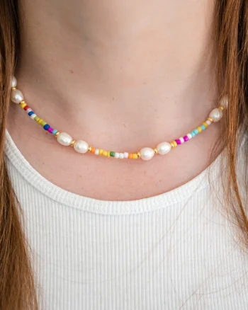 Greenwood Designs – Elizabeth Pearl Multi Necklace