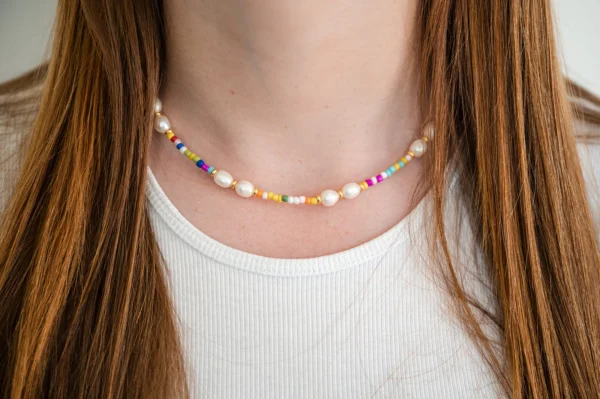 Greenwood Designs – Elizabeth Pearl Multi Necklace