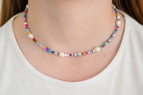 Greenwood Designs - Helena Pearl Multi Necklace