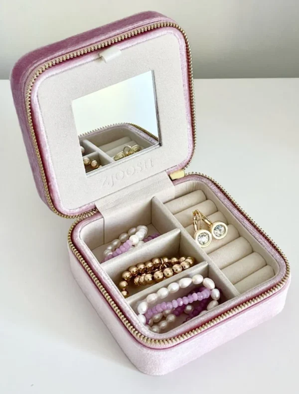 Zjoosh - Pink Square Jewellery Case - Image 3