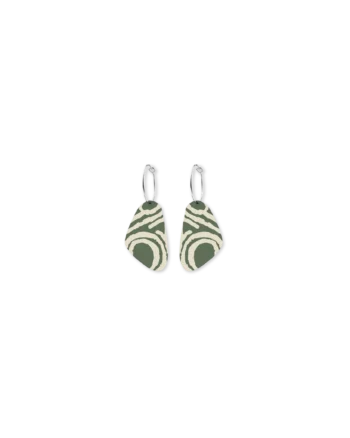 Moe Moe - Murdie Earth Moss Pippi Hoop Earring
