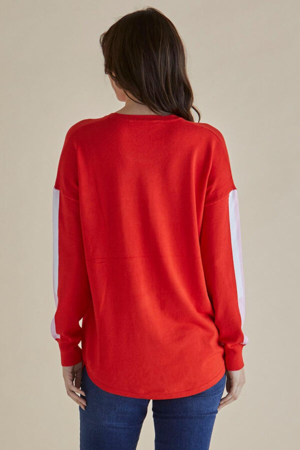 Betty Basics - Red Sophie Knit Jumper - Image 5