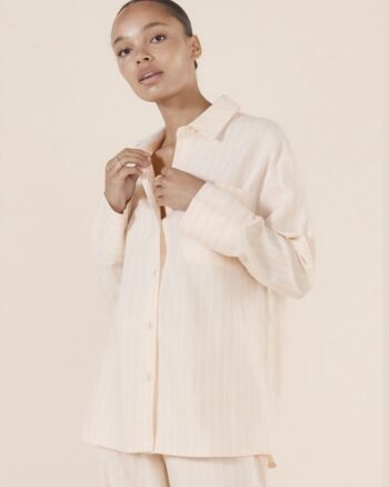 Gingerlilly -Pink Stripe Josephine Cotton PJ Set