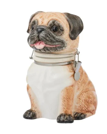 Dog Pug Cookie Jar