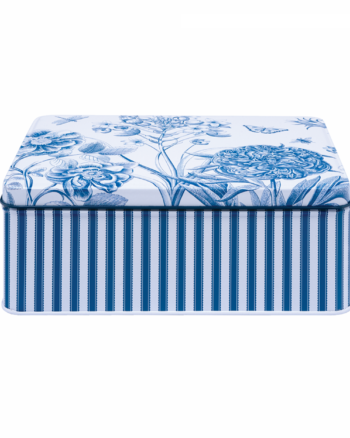 Sanderson Etching & Roses Biscuit Tin