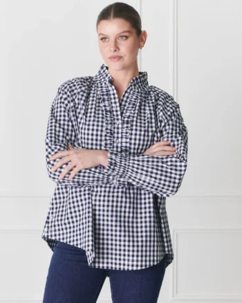 Zjoosh - Navy Hartford Pop Over Shirt