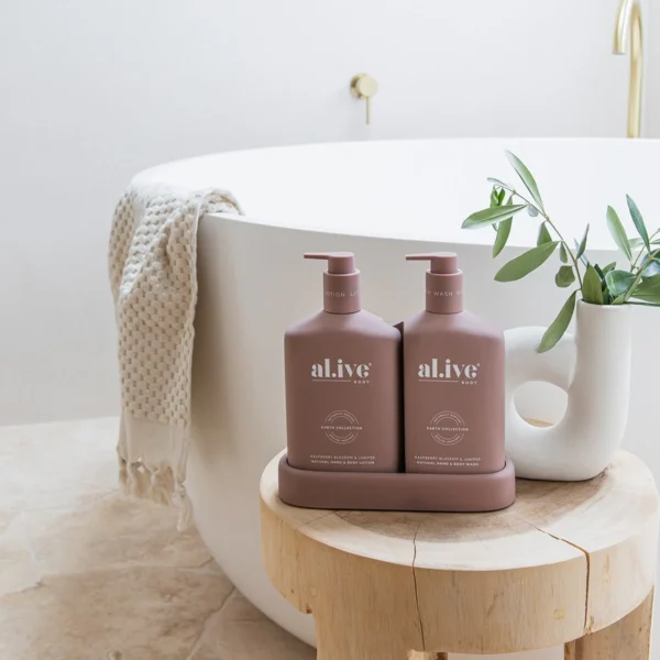 Al.ive – Raspberry Blossom & Juniper Wash & Lotion Duo - Image 5