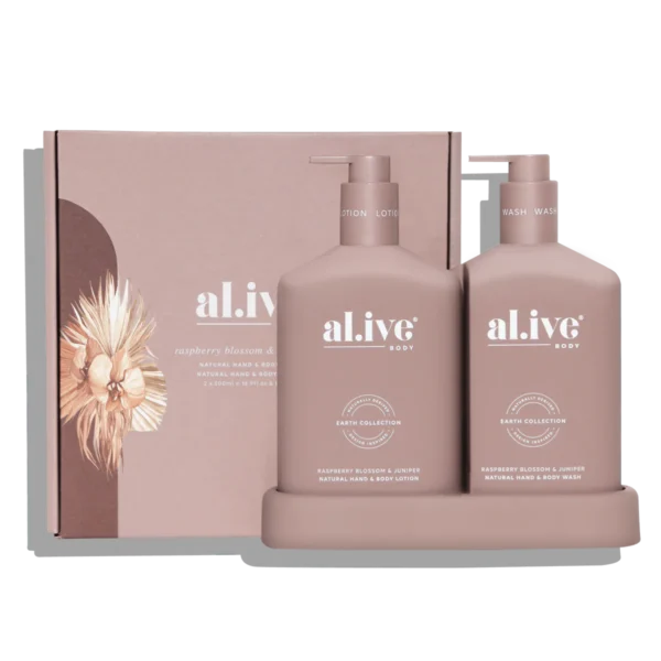 Al.ive – Raspberry Blossom & Juniper Wash & Lotion Duo