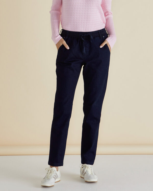 Betty Basics - Indigo Harlow Denim Jogger - Image 3