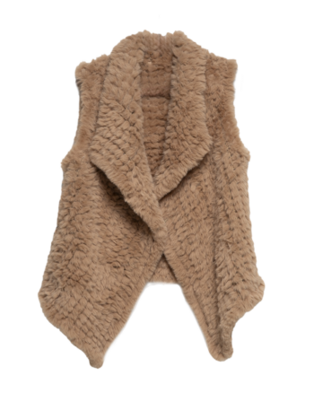 Caramel Faux Fur Vest