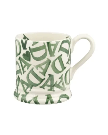Emma Bridgewater - Green D.A.D Half Pint Mug