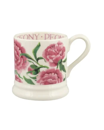 Emma Bridgewater - Pink Peony Half Pint Mug