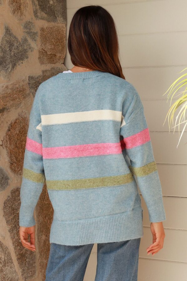 Imogen Multi Stripe Knit Jumper - Image 4