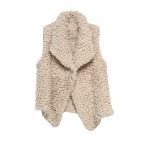 Latte Faux Fur Vest