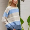 Laura Blues Stripe Knit Jumper - Image 4