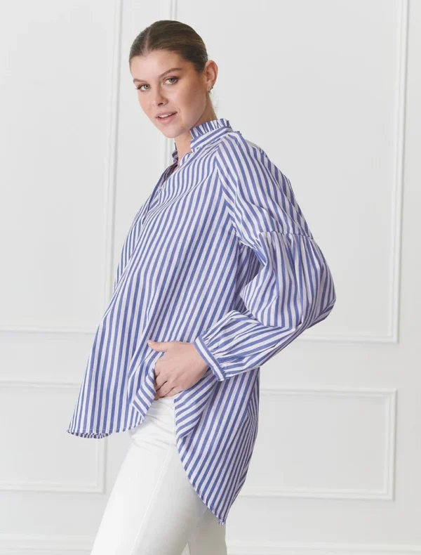 Zjoosh - Blue Stripe Kell Shirt - Image 2